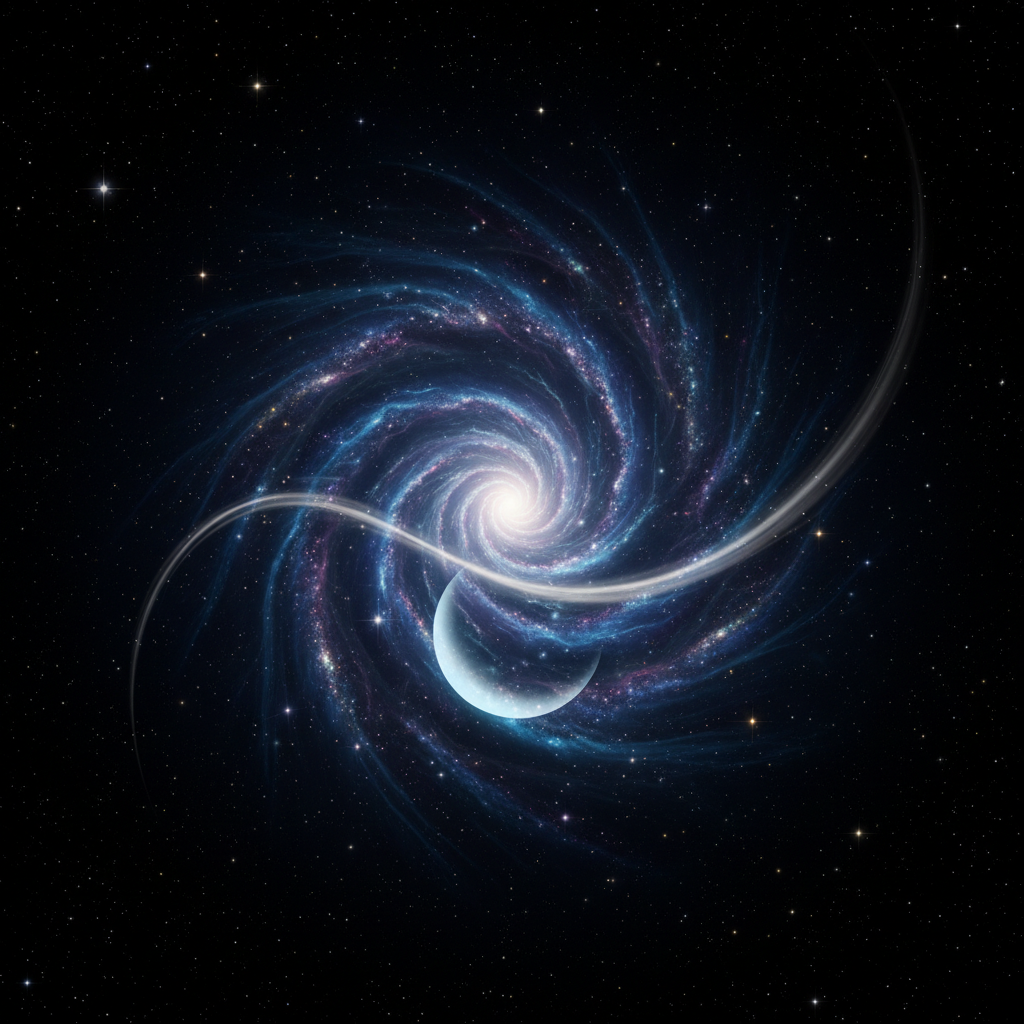 Звездно небе, символизиращо нощния цикъл